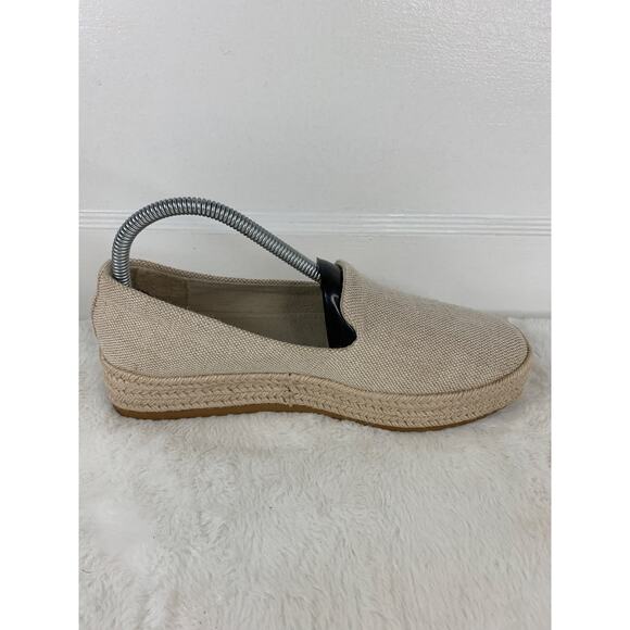 ESPRIT Women’s Carina Tan Canvas Slip-On Espadrille Shoes Size 8M - Picture 5 of 10